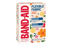 BAND-AID Flexible Fabric Bandages - Wildflower - Assorted - 30's