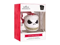 Hallmark Ornaments Disney Tim Burton's The Nightmare Before Christmas Christmas Tree Ornament - Jack Skellington's Head in Santa Hat