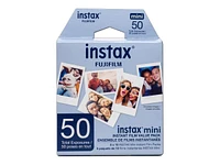 Fujifilm Instax Mini Film Value Pack - White - 50 Exposures - 600021563