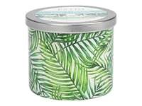 Patio Essentials Citronella Candle Glass - Assorted Leaves Pattern