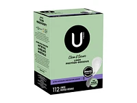 U by Kotex Clean & Secure Pantyliners - Extra Coverage - 112's
