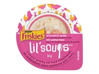 Friskies Lil Soups - Sockeye Salmon in a Velvety Chicken Broth - 34g