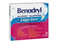 Benadryl Allergy Liqui-Gels Capsules - 20's