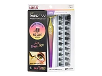 ImPRESS Press-on Falsies Spiky False Lashes Kit