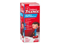 Tylenol* Children's Fever & Sore Throat Pain Suspension Liquid - 100ml� �