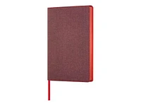 CASTELLI Harris Notebook - 13 x 21cm - Ruled - Maple Red