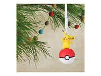 Hallmark Ornaments Pokemon Christmas Tree Ornament - Pikachu on Poke Ball