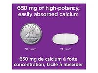 Webber Naturals Value Size Ultra Calcium Tablets - 650mg - 280s