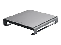 Satechi Type-C Aluminum Monitor Stand Hub For iMac - Space Grey - ST-AMSHM - Open Box or Display Models Only
