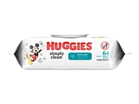 Huggies Simply Clean Baby Cleaning Wipes - 64's