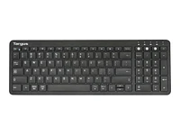 Targus Midsize Antimicrobial Multi-Device Bluetooth Keyboard - Black - AKB863US