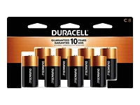 Duracell Coppertop C Alkaline Batteries - 8 pack