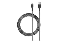 Logiix Piston Connect Armour + Braided USB-C Cable - Black - LGX-13387