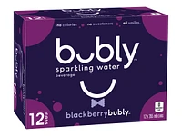 Bubly Sparkling Water - Blackberry - 12x355ml