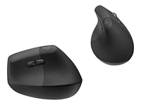 Logitech Lift Vertical Ergonomic Wireless Mouse - Graphite - 6876946