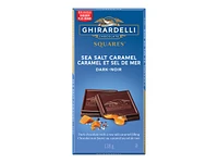 Ghirardelli Squares Dark Chocolate Bar - Caramel & Sea Salt - 138g