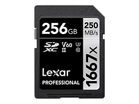 Lexar Professional 1667x SD Card - 256GB - LSD256CBNA1667