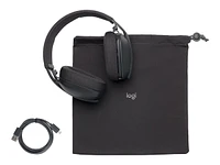 Logitech Zone Vibe 100 Bluetooth Headphones - Graphite - 981-001256