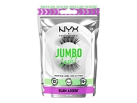 NYX Professional Makeup Jumbo Lash! False Eyelashes - Glam Accent - 1 pair