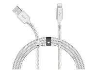 LOGiiX Piston Connect Armour+ USB-C to Lightning Cable - White - 1.5m