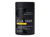 Sports Research CLA 1250 Max Strength Conjugated Linoleic Acid Softgels - 1100 mg - 120's