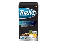 Thrive 4mg Stop Smoking Aid Gum - Fruit Xplosion - 108s