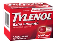 Tylenol* Extra Strength eZ tabs - 50's