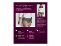 Depend Silhouette Incontinence Underwear for Women - Black/Pink - Maximum Absorbency - Medium/14 Count