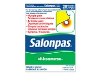 SalonPas Pain Relief Patch - 4.2 x 6.5 cm - 20s