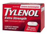 Tylenol* Extra Strength Acetaminophen Caplets - 500mg - 24's� �