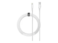 Logiix Piston Connect Armour + Braided Lightning Cable - White - LGX-12914