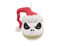 Hallmark Ornaments Disney Tim Burton's The Nightmare Before Christmas Christmas Tree Ornament - Jack Skellington's Head in Santa Hat