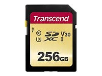 Transcend 500S 256GB SDXC Memory Card - TS256GSDC500S - Open Box or Display Models Only