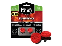 KontrolFreek Performance Thumbsticks FPS Freek Inferno Thumb grip for Microsoft Xbox Wireless Controller - Red on Black - 2 piece