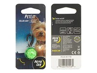 Nite Ize PetLit Collar Light - Lime Jewel