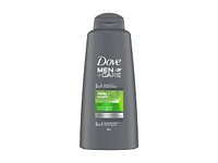 Dove Men + Care Fresh + Clean 2 in 1 Shampoo and Conditioner - Caffeine + Menthol - 750ml