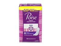 Poise Incontinence Pads - Ultimate - Regular - 56's