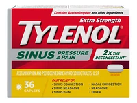 Tylenol* Extra Strength Sinus Pressure & Pain Caplets - 36's� �