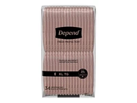 Depend Fresh Protection Adult Incontinence Underwear for Women - Blush - Maximum - Extra-Large/68 Count