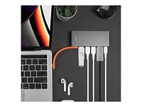 LOGiiX USB-C Multiport Travel Hub - Graphite Grey - LGX-13459