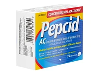 Pepcid AC Acid Controller Maximum Strength Tablets - 25's