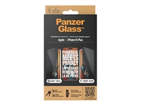 PanzerGlass Ultra-Wide Fit Screen Protector for Apple iPhone 15 Plus  with Privacy