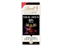 Lindt EXCELLENCE Mild 85% Cacao Dark Chocolate - 100g