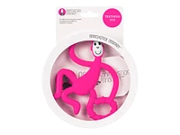 Matchstick Monkey Teether - Dancing Monkey - Pink