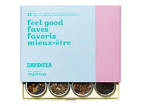 DAVIDsTEA Tea Sampler - Feel Good Faves - 12 pack