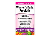 Webber Naturals Women's Health 25 Billion Daily Probiotic - 30s