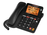 AT&T Corded Phone Answering System with Caller ID/Call Waiting - Black - CL4940