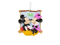 Hallmark Ornaments Disney Mickey and Friends Christmas Tree Ornament - Mickey and Minnie on Swing