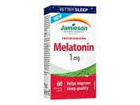 Jamieson Fast Dissolving Melatonin 1mg - 60 Sublingual Tablets