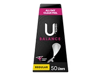 U by Kotex Balance Daily Wrapped Thong Pantyliner - Regular - 50s